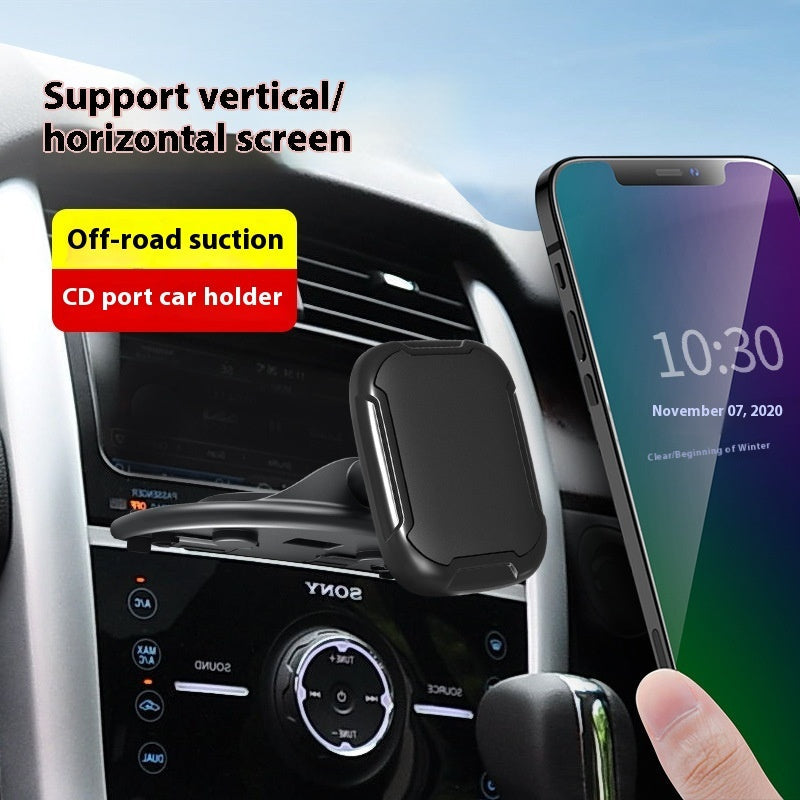 Magnetic Navigation Bracket for Car CD Slot Phone Stand Universal - Teleplus car cd clip magnetic navigation bracket