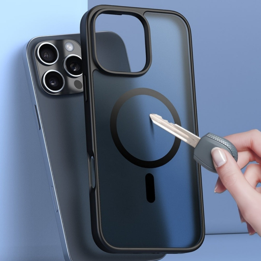 Magnetic Phone Case Compatible with iPhone Simple Skin Sense Non Apple Brand - for Clumsy Users magnetic phone case