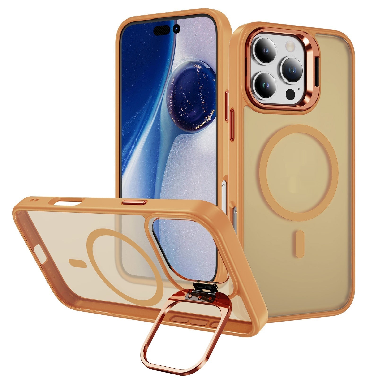 Magnetic Phone Case with Lens Bracket for Sky Mirror Skin Effect - Teleplus magnetic phone case lens bracket