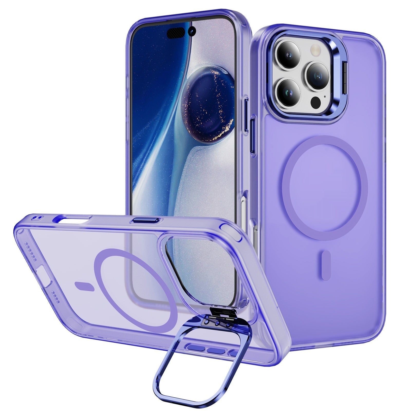 Magnetic Phone Case with Lens Bracket for Sky Mirror Skin Effect - Teleplus magnetic phone case lens bracket