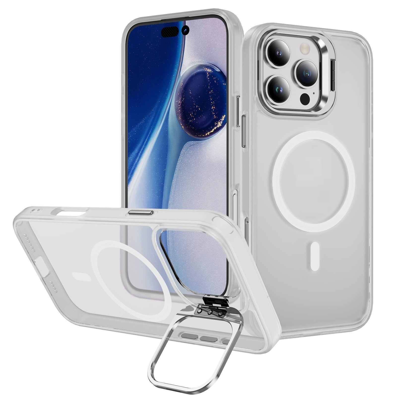 Magnetic Phone Case with Lens Bracket for Sky Mirror Skin Effect - Teleplus magnetic phone case lens bracket