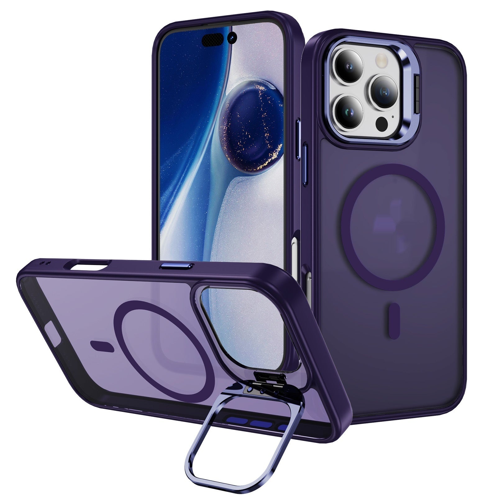 Magnetic Phone Case with Lens Bracket for Sky Mirror Skin Effect - Teleplus magnetic phone case lens bracket
