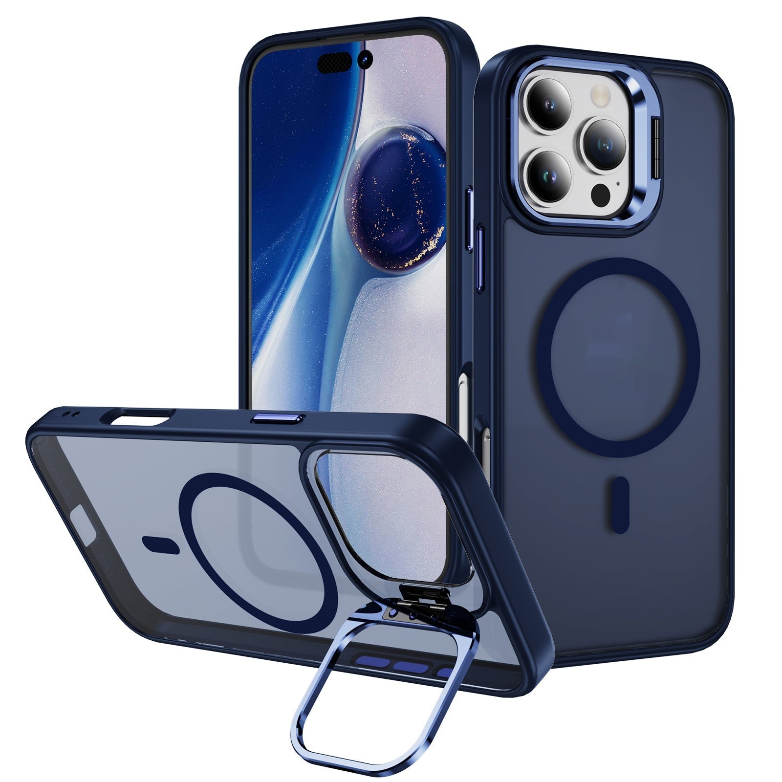 Magnetic Phone Case with Lens Bracket for Sky Mirror Skin Effect - Teleplus magnetic phone case lens bracket