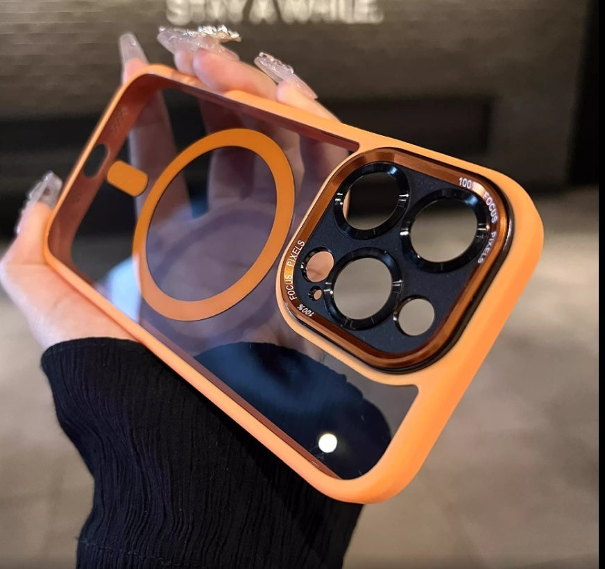 Magnetic Phone Case with Metal Lens Compatibility for iPhone - Teleplus metal lens magnetic phone case