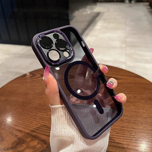 Magnetic Phone Case with Metal Lens Compatibility for iPhone - Teleplus metal lens magnetic phone case