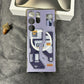 Magnetic Phone Case with Original Packaging in Black White Purple Gray - for Techies Who Drop Things magnetic phone