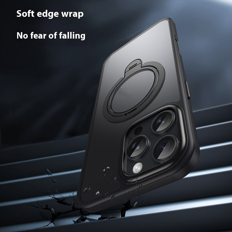 Magnetic Phone Case with Rotating Bracket Protective Cover in Multiple Colors - phone case magnetic rotating bracket