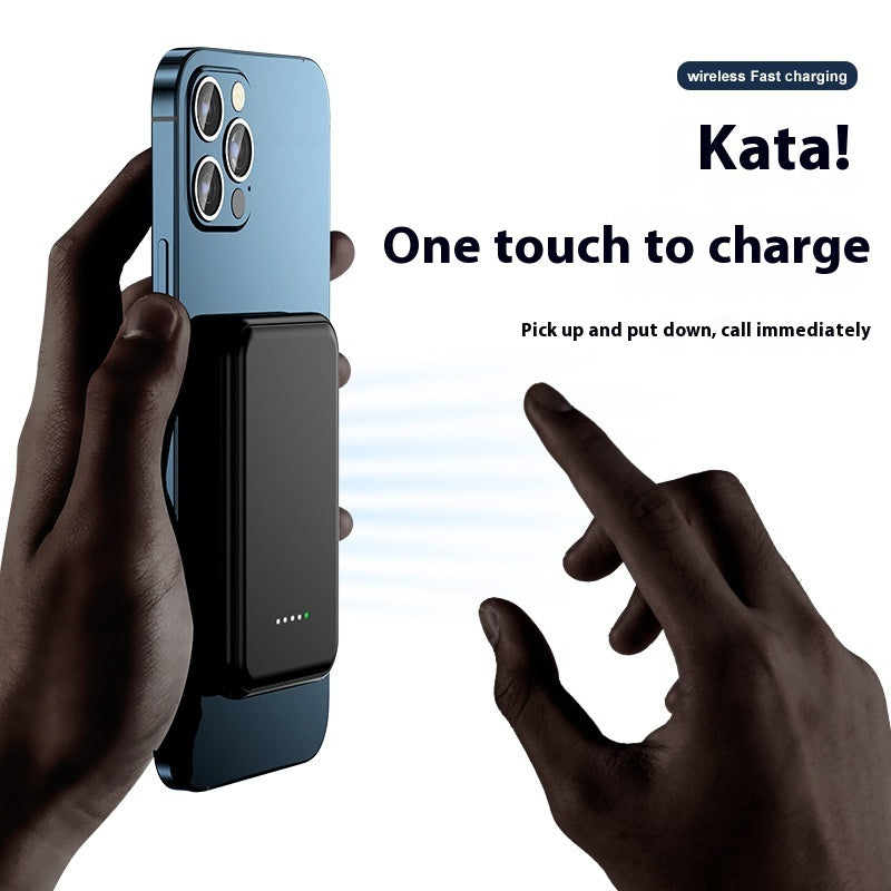 Magnetic Portable Wireless Charging Power Supply with Lithium-Ion Battery Pack - Teleplus portable wireless charging