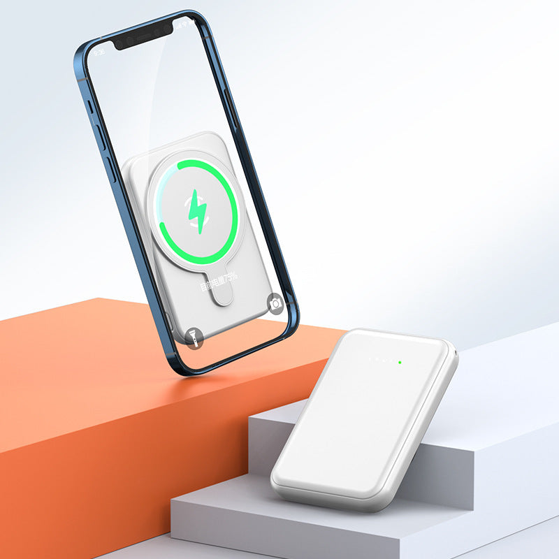 Magnetic Portable Wireless Charging Power Supply with Lithium-Ion Battery Pack - Teleplus portable wireless charging