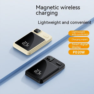 Magnetic Power Bank 20000 MA Large Capacity Fast Charging Mobile Power Gift - Magnetic Power Bank 20000 MA Fast