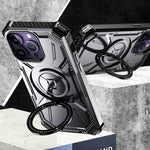 Magnetic Protective Cover for Apple Phones with Stylish Nail Art Design - Teleplus gold nail phone case magnetic