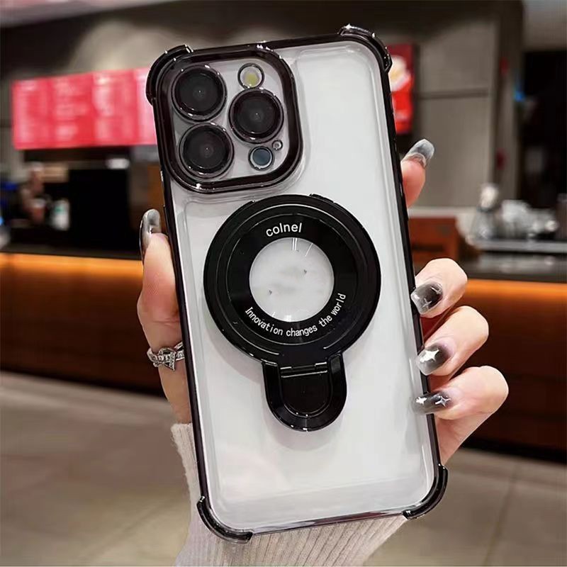 Magnetic Suction Airbag Cellphone Shell for Apple Devices in Multiple Colors - Case magnetic suction airbag cellphone