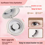 Magnetic Suction False Eyelashes Mink 9-14 Colors with White Clips Supernatural Magnet - Teleplus magnetic suction