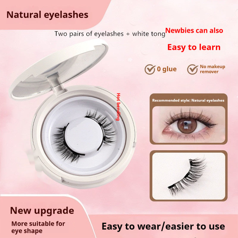 Magnetic Suction False Eyelashes Mink 9-14 Colors with White Clips Supernatural Magnet - Teleplus magnetic suction