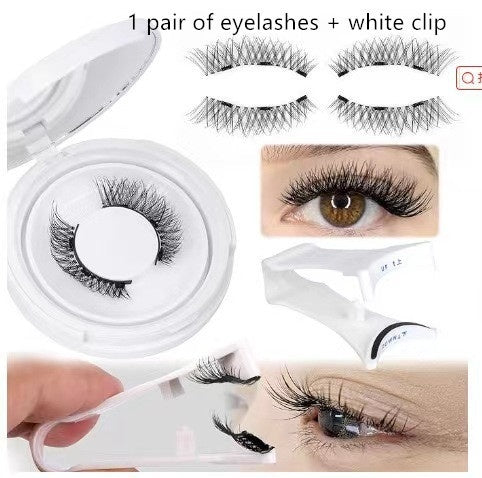 Magnetic Suction False Eyelashes Mink 9-14 Colors with White Clips Supernatural Magnet - Teleplus magnetic suction