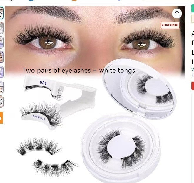 Magnetic Suction False Eyelashes Mink 9-14 Colors with White Clips Supernatural Magnet - Teleplus magnetic suction