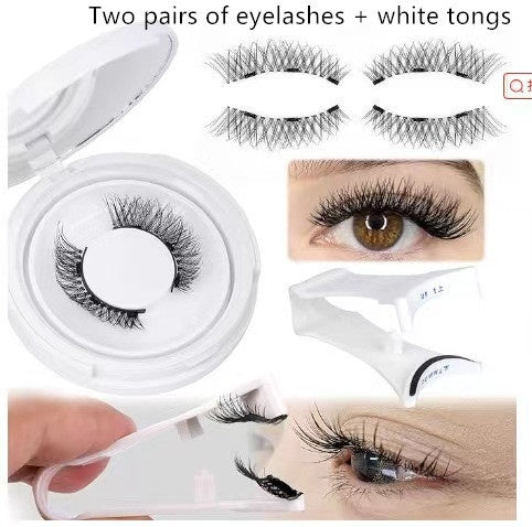 Magnetic Suction False Eyelashes Mink 9-14 Colors with White Clips Supernatural Magnet - Teleplus magnetic suction