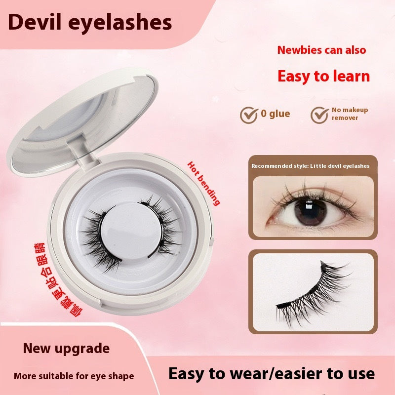 Magnetic Suction False Eyelashes Mink 9-14 Colors with White Clips Supernatural Magnet - Teleplus magnetic suction