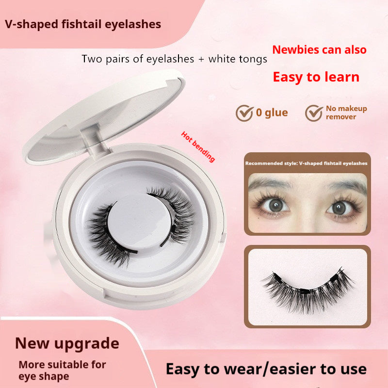 Magnetic Suction False Eyelashes Mink 9-14 Colors with White Clips Supernatural Magnet - Teleplus magnetic suction