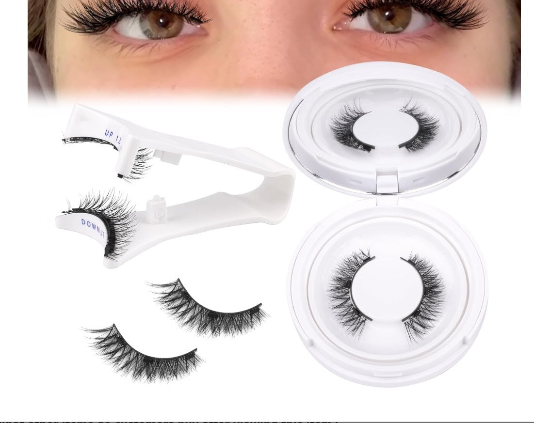 Magnetic Suction False Eyelashes Mink 9-14 Colors with White Clips Supernatural Magnet - Teleplus magnetic suction