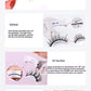 Magnetic Suction False Eyelashes Set with Cotton Dry See Package - Teleplus piece magnetic suction false eyelashes