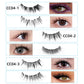 Magnetic Suction False Eyelashes Set with Cotton Dry See Package - Teleplus piece magnetic suction false eyelashes