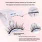 Magnetic Suction False Eyelashes Set with Cotton Dry See Package - Teleplus piece magnetic suction false eyelashes