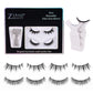 Magnetic Suction False Eyelashes Set with Cotton Dry See Package - Teleplus piece magnetic suction false eyelashes