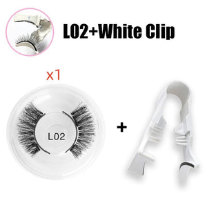 Magnetic Suction False Eyelashes with Clips Mink-like Multiple Pairs Suit - Teleplus for Sale magnetic suction false