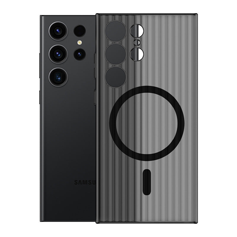 Magnetic Suction Ice Mist Matte Protective Phone Case for Samsung - Teleplus magnetic suction ice mist matte