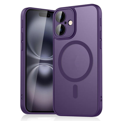 Magnetic Suction Shockproof Matte Case for Apple with Heat Dissipation - magnetic suction