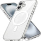 Magnetic Transparent Phone Case with Straight Edge Airbag Protection - Teleplus straight edge airbag magnetic