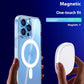 Magnetic Transparent Phone Case with Straight Edge Airbag Protection - Teleplus straight edge airbag magnetic