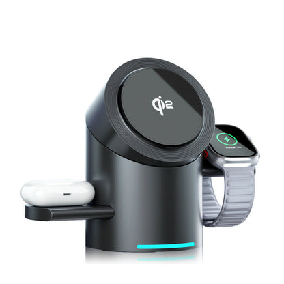 Magnetic Wireless Charger for Phone and Apple Watch Fast Charge Bracket - magnetic wireless charger phone fast charge