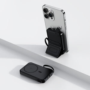 Magnetic Wireless Power Shell with Folding Bracket in Multiple Colors - Teleplus cable magnetic wireless power folding