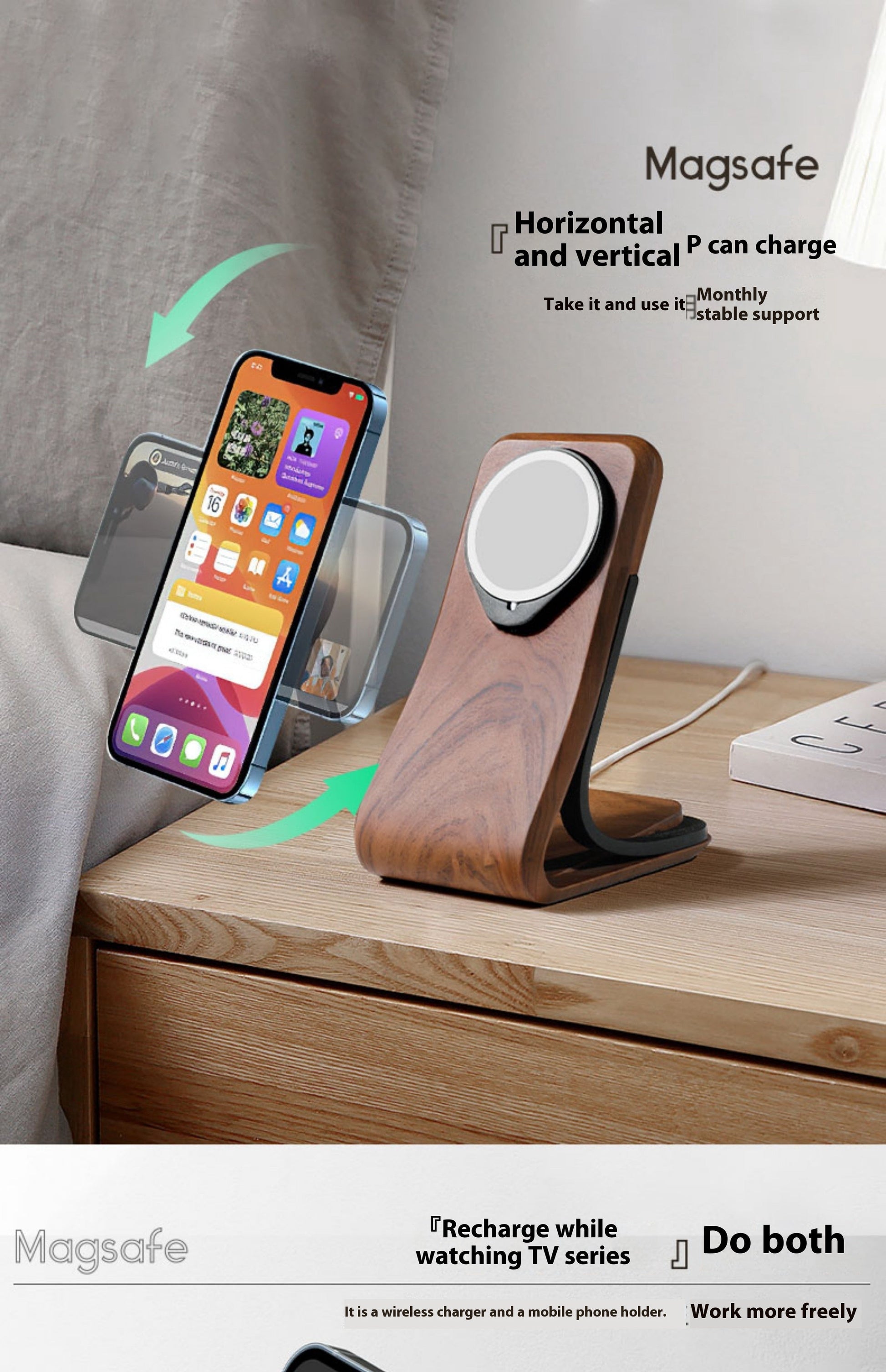 Magsafe Magnetic Charging Mobile Phone Holder - Magnetic Phone Holder That Won’t Let Go of Your Phone