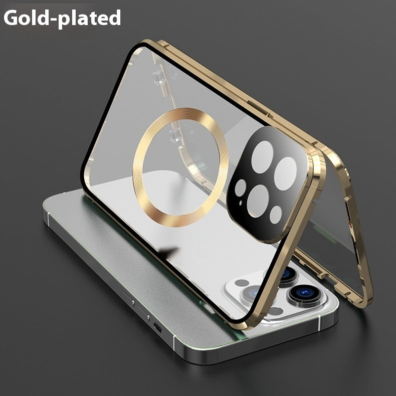Magsafe Magnetic King Phone Case with Buckle in Black Silver Gold - Teleplus phone case magsafe magnetic king