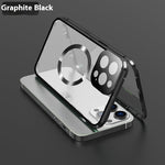Magsafe Magnetic King Phone Case with Buckle in Black Silver Gold - Teleplus phone case magsafe magnetic king