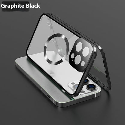 Magsafe Magnetic King Phone Case with Buckle in Black Silver Gold - Teleplus phone case magsafe magnetic king