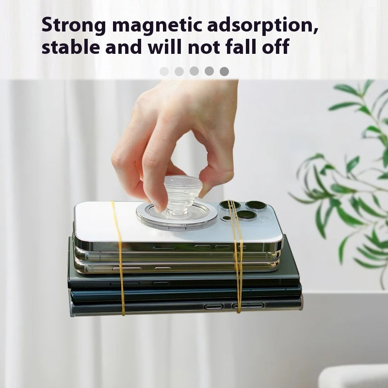 Magsafe Magnetic Mobile Holder with Airbag Bracket Removable and Transparent Design - Teleplus magsafe magnetic mobile