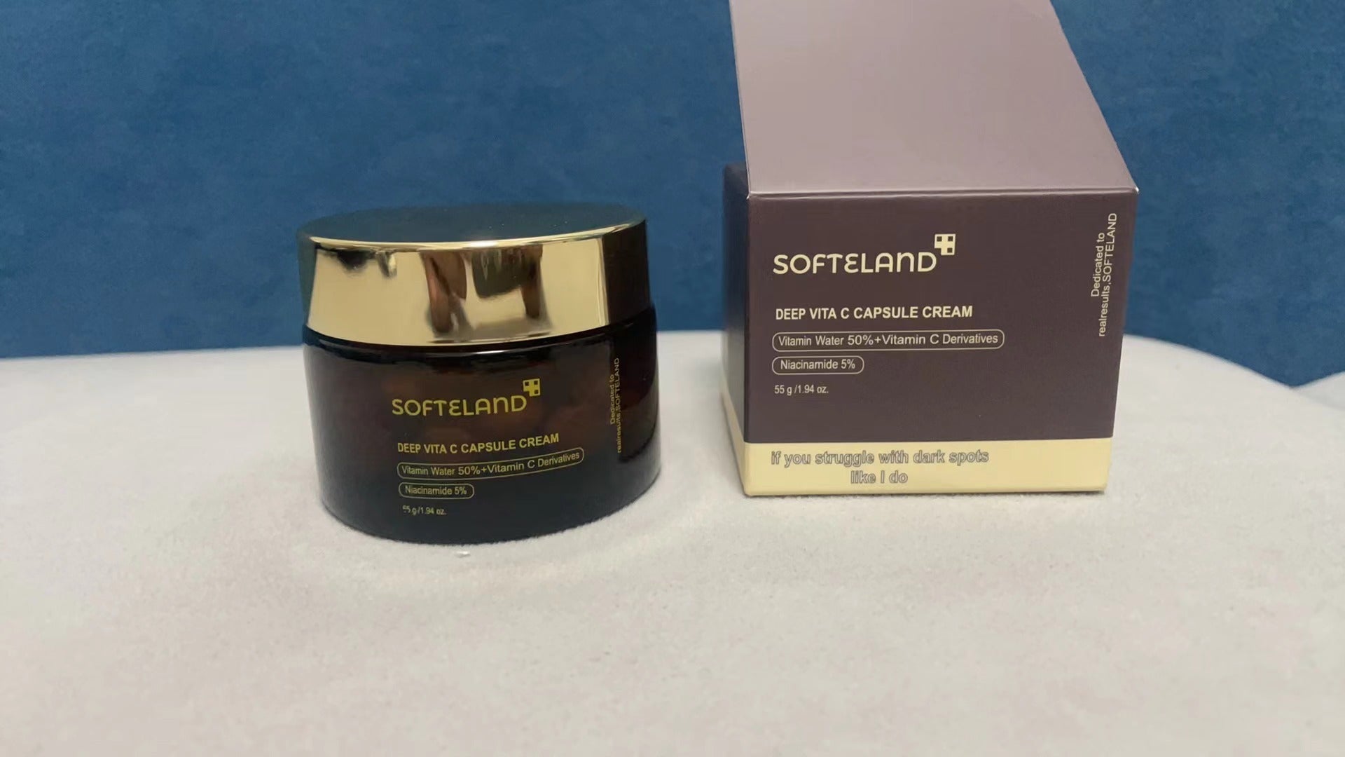 Makeup and Beauty Tools with Spoon Vitamin C 55g for Face Skin - Teleplus