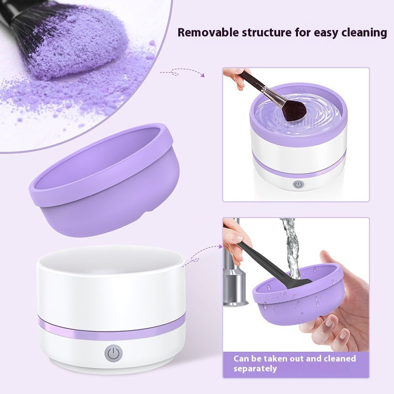 Makeup Brush Automatic Cleaning Device for All Beauty Brushes - makeup brush automatic cleaning device beauty