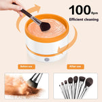 Makeup Brush Automatic Cleaning Device for All Beauty Brushes - makeup brush automatic cleaning device beauty