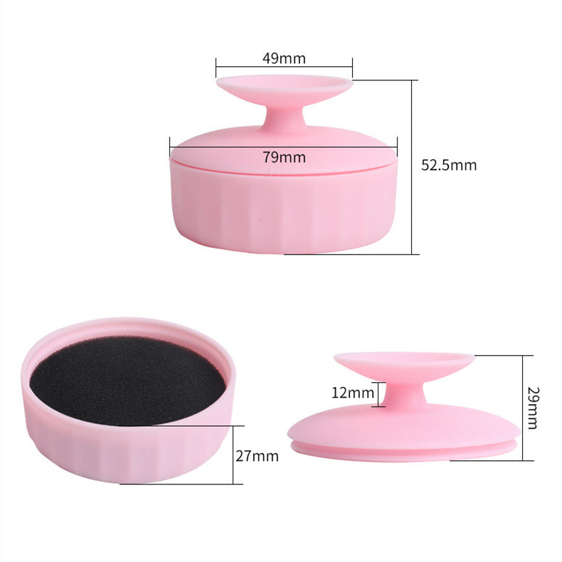 Makeup Brush Cleaning Box Beauty Tool in Pink Blue Purple - makeup brush cleaning box beauty tool