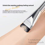 Makeup Brush Round Head Concealer with Artificial Fiber Handle - Teleplus makeup brush round head concealer