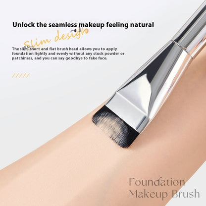 Makeup Brush Round Head Concealer with Artificial Fiber Handle - Teleplus makeup brush round head concealer
