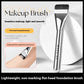 Makeup Brush Round Head Concealer with Artificial Fiber Handle - Teleplus makeup brush round head concealer