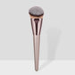 Makeup Brush Set in Champagne Gold with Wooden Handle and Nylon Bristles - Teleplus makeup brush champagne gold powder