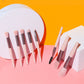 Makeup Brush Set with 8 Morandi Colored Tools for All Skin Types - makeup tool morandi brush