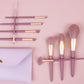 Makeup Brush Suit 9 Pcs with Soft Eye Shadow and Powder Brushes for Beauty - makeup brush suit soft hair eye shadow